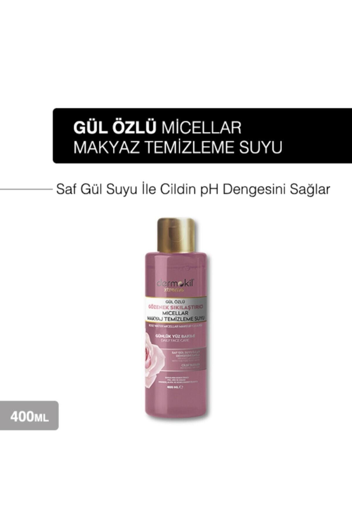 Gül%20Özlü%20Gözenek%20Sıkılaştırıcı%20Mıcellar%20Makyaj%20Temizleme%20Suyu%20400%20Ml