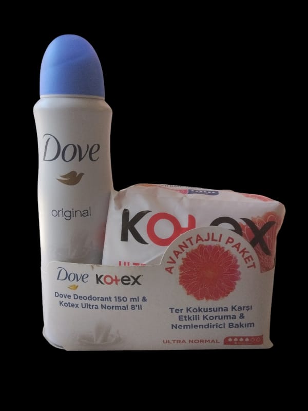 Dove%20Kadın%20Deodorant%20150%20Ml%20+%20Kotex%20Ultra%20Normal%208%20Li%20Paket