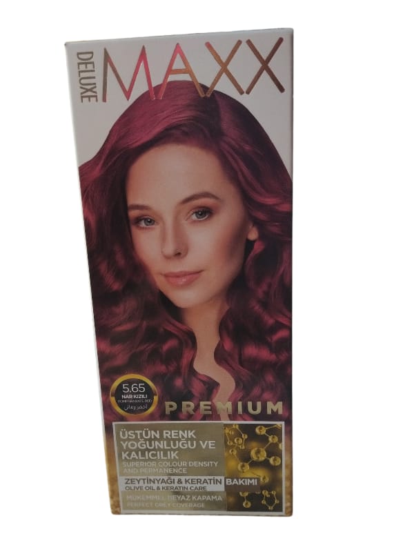 MAXX%20DELUXE%20Premıum%205.65%20Nar%20Kızılı%20Saç%20Boyası