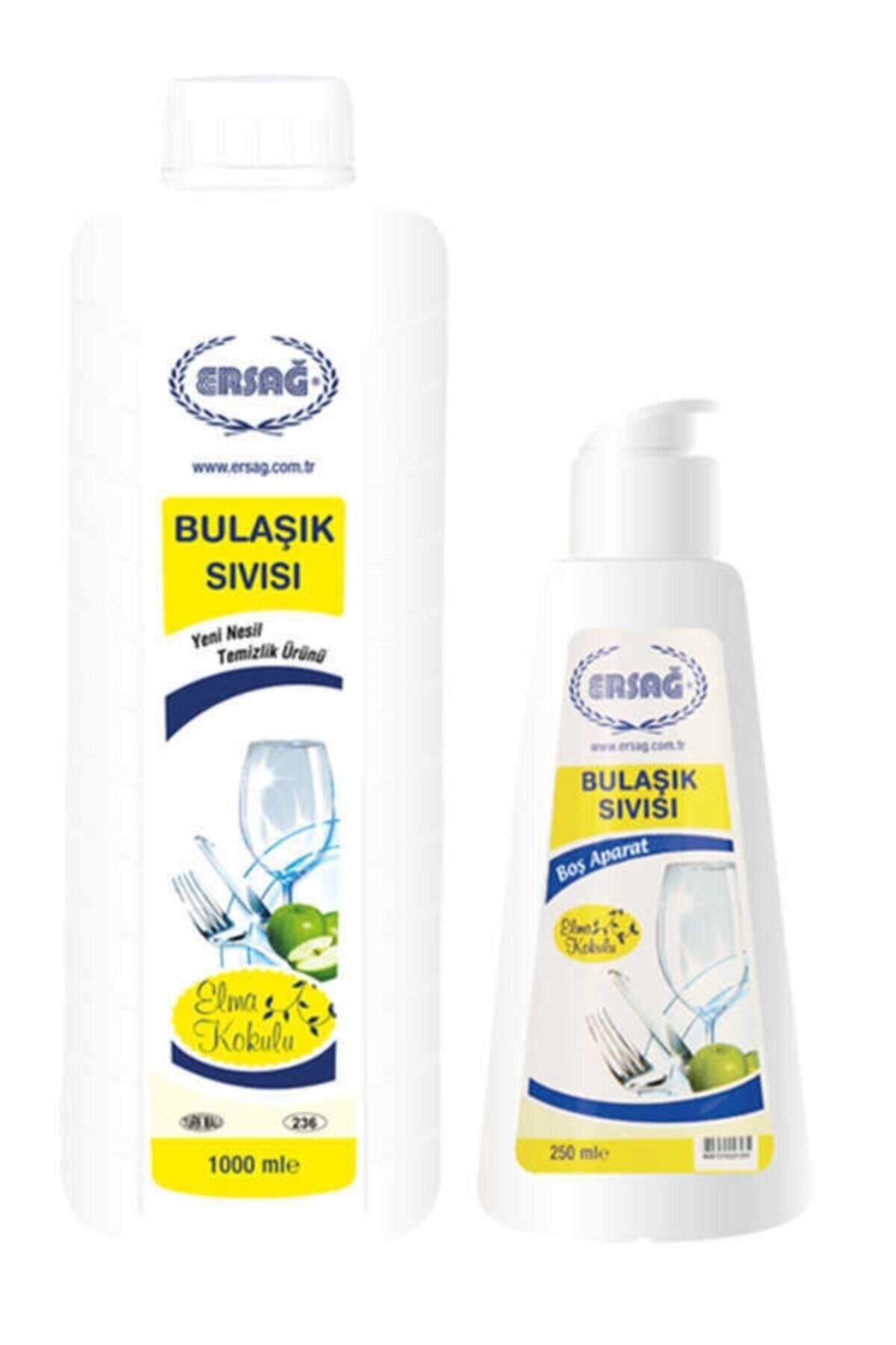 Ersağ%20Elma%20Kokulu%20Bulaşık%20Sıvısı%201000%20Ml.%20+%20Boş%20Aparat