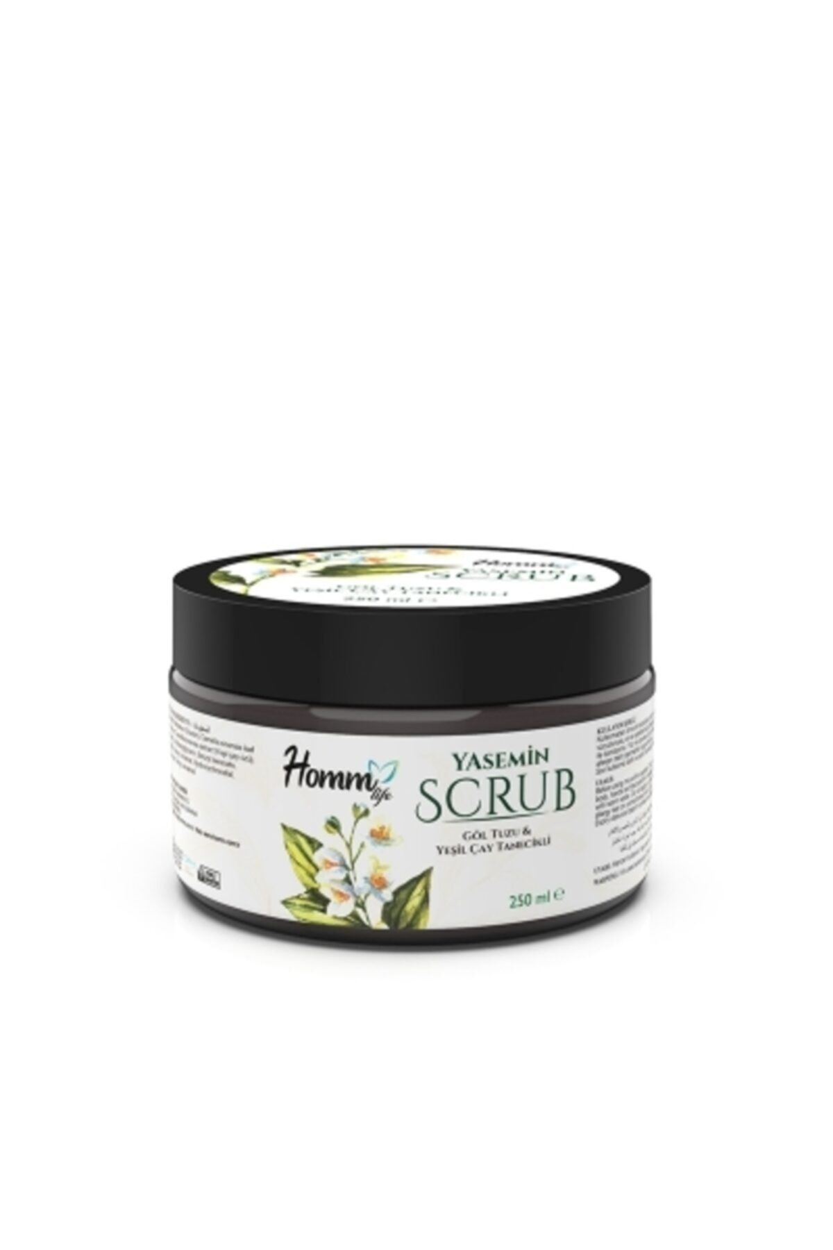 Homm%20Life%20Yaseminli%20Yeşil%20Çaylı%20Bitki%20Tanecikli%20Scrub%20250%20Ml