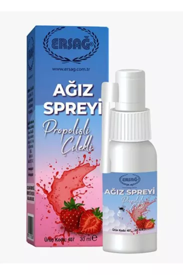 Ersağ Ağız Spreyi Propolisli-çilekli 30 Ml.