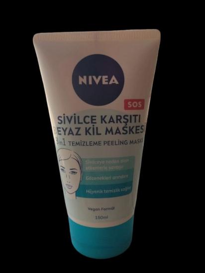 NIVEA Sivilce Karşıtı 3’ü 1 Arada Beyaz Kil Maskesi 150 Ml